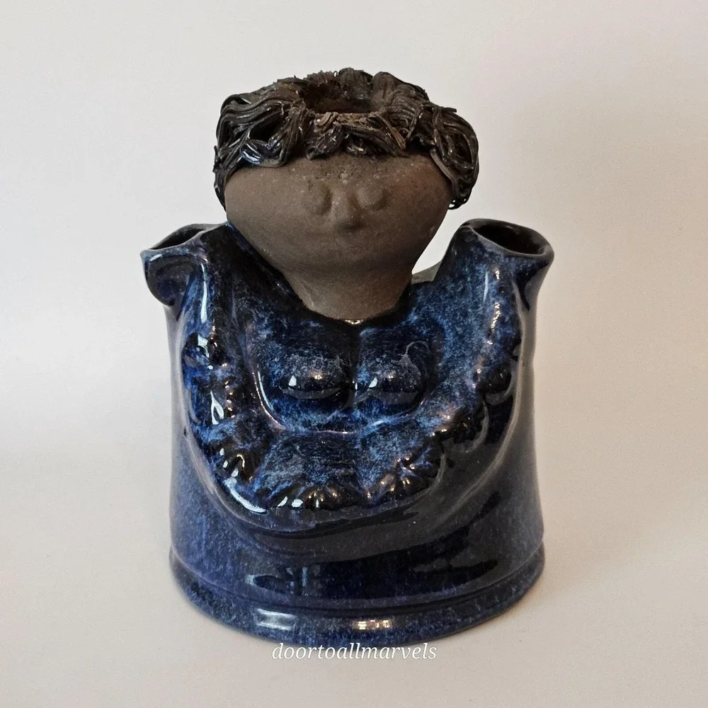 VTG MCM JIE Verkstad Sweden Granny Bud Vase Design by Aimo Nietosvuori Whimsical